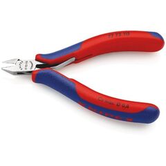  Elektronik-Seitenschneider mit durchgestecktem Gelenk KNIPEX 77 72 115 Elektronik-Seitenschneider mit Mehrkomponenten-Hüllen 115 mm 12380556