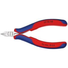  Elektronik-Seitenschneider mit durchgestecktem Gelenk KNIPEX 77 72 115 Elektronik-Seitenschneider mit Mehrkomponenten-Hüllen 115 mm 12380556