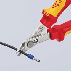  Electronic Super Knips® KNIPEX 78 06 125 Electronic Super Knips® VDE isoliert mit Mehrkomponenten-Hüllen, VDE-geprüft 125 mm 12380587