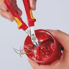  Electronic Super Knips® KNIPEX 78 06 125 Electronic Super Knips® VDE isoliert mit Mehrkomponenten-Hüllen, VDE-geprüft 125 mm 12380587