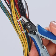  Präzisions-Elektronik-Seitenschneider KNIPEX 79 02 125 S1 Präzisions-Elektronik-Seitenschneider z. B. zum Öffnen von Kunststoff-Kabelverbindern mit Mehrkomponenten-Hüllen brüniert 125 mm 12380620