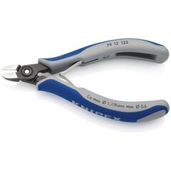  Präzisions-Elektronik-Seitenschneider KNIPEX 79 12 125 Präzisions-Elektronik-Seitenschneider mit Mehrkomponenten-Hüllen brüniert 125 mm 12380619