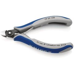  Präzisions-Elektronik-Seitenschneider KNIPEX 79 22 120 Präzisions-Elektronik-Seitenschneider mit Mehrkomponenten-Hüllen brüniert 120 mm 12380621