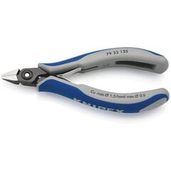  Präzisions-Elektronik-Seitenschneider KNIPEX 79 32 125 Präzisions-Elektronik-Seitenschneider mit Mehrkomponenten-Hüllen brüniert 125 mm 12380618