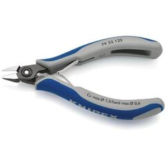  Präzisions-Elektronik-Seitenschneider KNIPEX 79 32 125 Präzisions-Elektronik-Seitenschneider mit Mehrkomponenten-Hüllen brüniert 125 mm 12380618