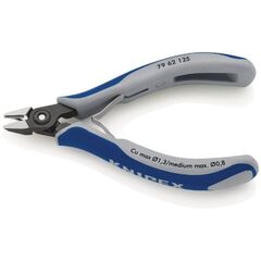  Präzisions-Elektronik-Seitenschneider KNIPEX 79 62 125 Präzisions-Elektronik-Seitenschneider mit Mehrkomponenten-Hüllen brüniert 125 mm 12380622