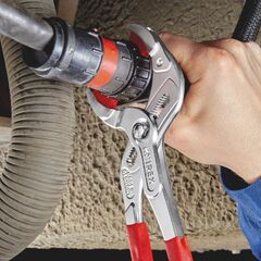  KNIPEX SpeedGrip® Siphon- und Connectorenzangen KNIPEX 81 13 250 Siphon- und Connectorenzange "SpeedGrip" Siphon- und Connectorenzangen mit rutschhemmendem Kunststoff überzogen verchromt 250 mm 12381234