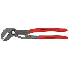  Federbandschellenzangen KNIPEX 85 51 250 A Federbandschellenzange mit rutschhemmendem Kunststoff überzogen grau atramentiert 250 mm 12381275