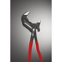  Zangenschlüssel Zange und Schraubenschlüssel in einem Werkzeug KNIPEX 86 01 300 Zangenschlüssel Zange und Schraubenschlüssel in einem Werkzeug mit rutschhemmendem Kunststoff überzogen schwarz atramentiert 300 mm 12381220