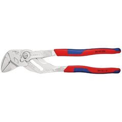  Rohr- und Wasserpumpenzangen KNIPEX 86 05 250 Zangenschlüssel Zange und Schraubenschlüssel in einem Werkzeug mit Mehrkomponenten-Hüllen verchromt 250 mm 12380282