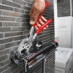  Zangenschlüssel Zange und Schraubenschlüssel in einem Werkzeug KNIPEX 86 43 250 Zangenschlüssel Zange und Schraubenschlüssel in einem Werkzeug mit Kunststoff überzogen verchromt 250 mm 12381227