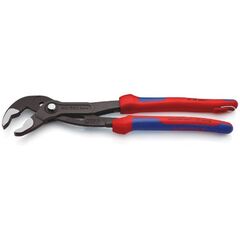  KNIPEX Cobra® Hightech-Wasserpumpenzangen KNIPEX 87 02 300 T Cobra® Hightech-Wasserpumpenzange mit Mehrkomponenten-Hüllen, mit integrierter Befestigungsöse zum Anbringen einer Absturzsicherung grau atramentiert 300 mm 12381216