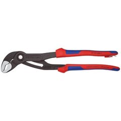  KNIPEX Cobra® Hightech-Wasserpumpenzangen KNIPEX 87 02 300 T Cobra® Hightech-Wasserpumpenzange mit Mehrkomponenten-Hüllen, mit integrierter Befestigungsöse zum Anbringen einer Absturzsicherung grau atramentiert 300 mm 12381216