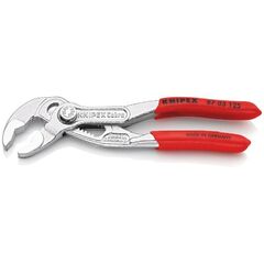  KNIPEX Cobra® Hightech-Wasserpumpenzangen KNIPEX 87 03 125 Cobra® Hightech-Wasserpumpenzange mit rutschhemmendem Kunststoff überzogen verchromt 125 mm 12381206