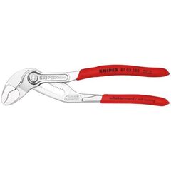  KNIPEX Cobra® Hightech-Wasserpumpenzangen KNIPEX 87 03 180 Cobra® Hightech-Wasserpumpenzange mit rutschhemmendem Kunststoff überzogen verchromt 180 mm 12381208