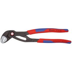  KNIPEX Cobra® QuickSet Hightech-Wasserpumpenzange KNIPEX 87 22 250 Cobra® QuickSet Hightech-Wasserpumpenzange mit schlanken Mehrkomponenten-Hüllen grau atramentiert 250 mm 12381263