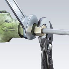  Rohr- und Wasserpumpenzangen KNIPEX 87 41 250 Schraubzange mit rutschhemmendem Kunststoff überzogen grau atramentiert 250 mm 12380294