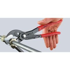  Rohr- und Wasserpumpenzangen KNIPEX 87 41 250 Schraubzange mit rutschhemmendem Kunststoff überzogen grau atramentiert 250 mm 12380294