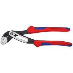  KNIPEX Alligator® Wasserpumpenzangen KNIPEX 88 02 180 Alligator® Wasserpumpenzange mit Mehrkomponenten-Hüllen schwarz atramentiert 180 mm 12381196