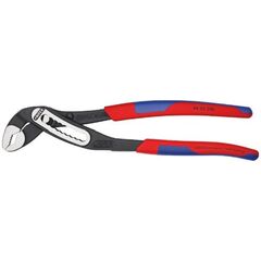  KNIPEX Alligator® Wasserpumpenzangen KNIPEX 88 02 250 Alligator® Wasserpumpenzange mit schlanken Mehrkomponenten-Hüllen schwarz atramentiert 250 mm 12381194