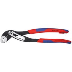  KNIPEX Alligator® Wasserpumpenzangen KNIPEX 88 02 250 T Alligator® Wasserpumpenzange mit schlanken Mehrkomponenten-Hüllen, mit integrierter Befestigungsöse zum Anbringen einer Absturzsicherung schwarz atramentiert 250 mm 12381190