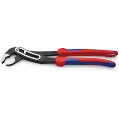  KNIPEX Alligator® Wasserpumpenzangen KNIPEX 88 02 300 T Alligator® Wasserpumpenzange mit Mehrkomponenten-Hüllen, mit integrierter Befestigungsöse zum Anbringen einer Absturzsicherung schwarz atramentiert 300 mm 12381197