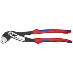  KNIPEX Alligator® Wasserpumpenzangen KNIPEX 88 02 300 T Alligator® Wasserpumpenzange mit Mehrkomponenten-Hüllen, mit integrierter Befestigungsöse zum Anbringen einer Absturzsicherung schwarz atramentiert 300 mm 12381197