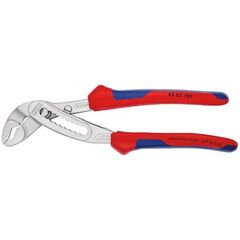  KNIPEX Alligator® Wasserpumpenzangen KNIPEX 88 05 180 Alligator® Wasserpumpenzange mit Mehrkomponenten-Hüllen verchromt 180 mm 12381198