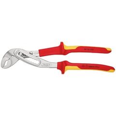  KNIPEX Alligator® Wasserpumpenzangen KNIPEX 88 06 250 Alligator® Wasserpumpenzange isoliert mit Mehrkomponenten-Hüllen, VDE-geprüft verchromt 250 mm 12380271