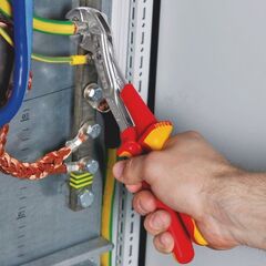  Rohr- und Wasserpumpenzangen KNIPEX 88 06 250 Alligator® Wasserpumpenzange isoliert mit Mehrkomponenten-Hüllen, VDE-geprüft verchromt 250 mm 12380271