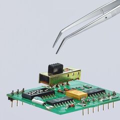  Präzisions-Pinzetten mit Führungsstift spitze Form KNIPEX 92 34 36 Präzisions-Pinzette mit Führungsstift spitze Form 155 mm 12381513