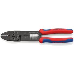  Crimpzangen Crimpzangen KNIPEX 97 32 240 Crimpzange mit Mehrkomponenten-Hüllen schwarz lackiert 240 mm 12380639