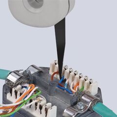  Anlegewerkzeug für LSA-Plus und baugleich KNIPEX 97 40 10 Anlegewerkzeug für LSA-Plus und baugleich 175 mm 12380647