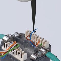  Anlegewerkzeug für LSA-Plus und baugleich KNIPEX 97 40 10 Anlegewerkzeug für LSA-Plus und baugleich 175 mm 12380647