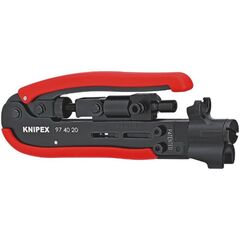  Kompressionswerkzeug für Koaxial-Stecker KNIPEX 97 40 20 SB Kompressionswerkzeug  175 mm 12380648