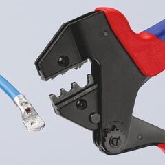  Crimp-Systemzangen für auswechselbare Crimpeinsätze KNIPEX 97 43 200 Crimp-Systemzange für auswechselbare Crimpeinsätze mit Mehrkomponenten-Hüllen brüniert 200 mm 12380651