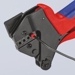  Crimp-Systemzangen für auswechselbare Crimpeinsätze KNIPEX 97 43 200 Crimp-Systemzange für auswechselbare Crimpeinsätze mit Mehrkomponenten-Hüllen brüniert 200 mm 12380651