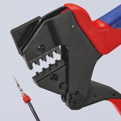  Crimp-Systemzangen für auswechselbare Crimpeinsätze KNIPEX 97 43 200 Crimp-Systemzange für auswechselbare Crimpeinsätze mit Mehrkomponenten-Hüllen brüniert 200 mm 12380651