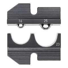  Crimpeinsätze für KNIPEX Crimp-Systemzangen Artikel-Nr.: 97 43 xx KNIPEX 97 49 23 Crimpeinsatz für unisolierte Kabelschuhe + Kabelverbinder 12380652