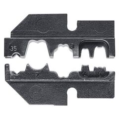  Crimpeinsätze für KNIPEX Crimp-Systemzangen Artikel-Nr.: 97 43 xx KNIPEX 97 49 35 Crimpeinsatz für Zündkerzenstecker und Verteiler 12380697