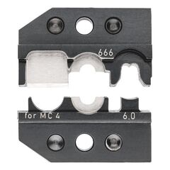  Crimpeinsätze für KNIPEX Crimp-Systemzangen Artikel-Nr.: 97 43 xx KNIPEX 97 49 66 6 Crimpeinsatz für Solar-Steckverbinder MC4 (Multi-Contact) schneiden - abisolieren - crimpen 12380686