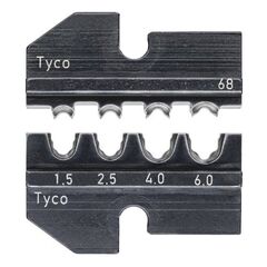  Crimpeinsätze für KNIPEX Crimp-Systemzangen Artikel-Nr.: 97 43 xx KNIPEX 97 49 68 Crimpeinsatz für gedrehte Solar-Steckverbinder (Tyco) 12380656