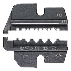  Crimpeinsätze für KNIPEX Crimp-Systemzangen Artikel-Nr.: 97 43 xx KNIPEX 97 49 69 1 Crimpeinsatz für Solar-Steckverbinder gesis® solar PST 40 (Wieland) 12380662