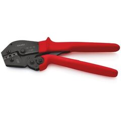  Crimpzangen auch für Zweihandbedienung KNIPEX 97 52 05 Crimpzange auch für Zweihandbedienung mit rutschhemmenden Kunststoff-Hüllen brüniert 250 mm 12380731
