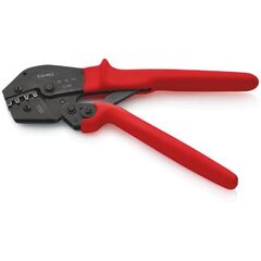  Crimpzangen auch für Zweihandbedienung KNIPEX 97 52 05 Crimpzange auch für Zweihandbedienung mit rutschhemmenden Kunststoff-Hüllen brüniert 250 mm 12380731