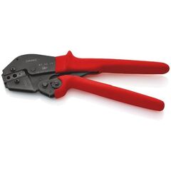  Crimpzangen auch für Zweihandbedienung KNIPEX 97 52 10 Crimpzange auch für Zweihandbedienung mit rutschhemmenden Kunststoff-Hüllen brüniert 250 mm 12380737