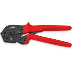  Crimpzangen auch für Zweihandbedienung KNIPEX 97 52 18 Crimpzange auch für Zweihandbedienung mit rutschhemmendem Kunststoff überzogen brüniert 250 mm 12380738