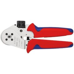  Vierdornpresszangen für gedrehte Kontakte KNIPEX 97 52 63 Vierdornpresszange für gedrehte Kontakte mit Mehrkomponenten-Hüllen verchromt 180 mm 12380759