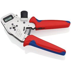  Vierdornpresszangen für gedrehte Kontakte KNIPEX 97 52 63 DG Vierdornpresszange für gedrehte Kontakte mit Mehrkomponenten-Hüllen verchromt 195 mm 12380761
