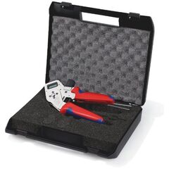  Vierdornpresszangen für gedrehte Kontakte KNIPEX 97 52 63 DG Vierdornpresszange für gedrehte Kontakte mit Mehrkomponenten-Hüllen verchromt 195 mm 12380761